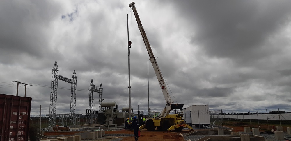 MECHANICAL - Install 18 Meter Lightning Mast